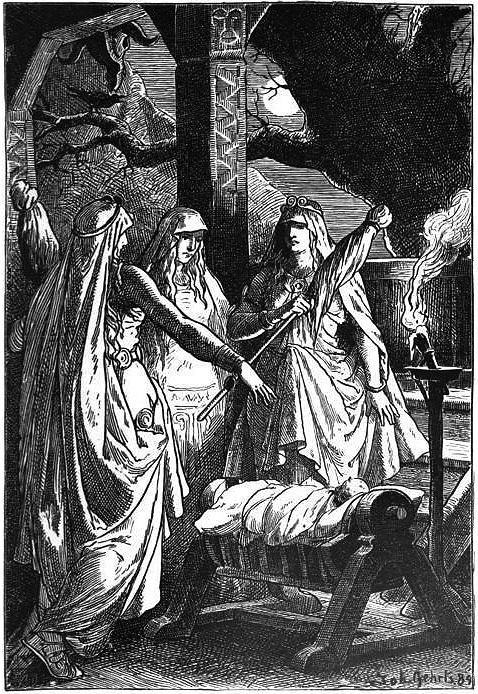 スクルド 未来を意味する北欧神話の運命の女神 Waqwaq