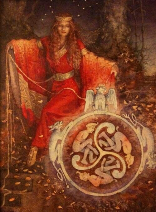 アリアンロッド ケルト神話の月の女神 Waqwaq