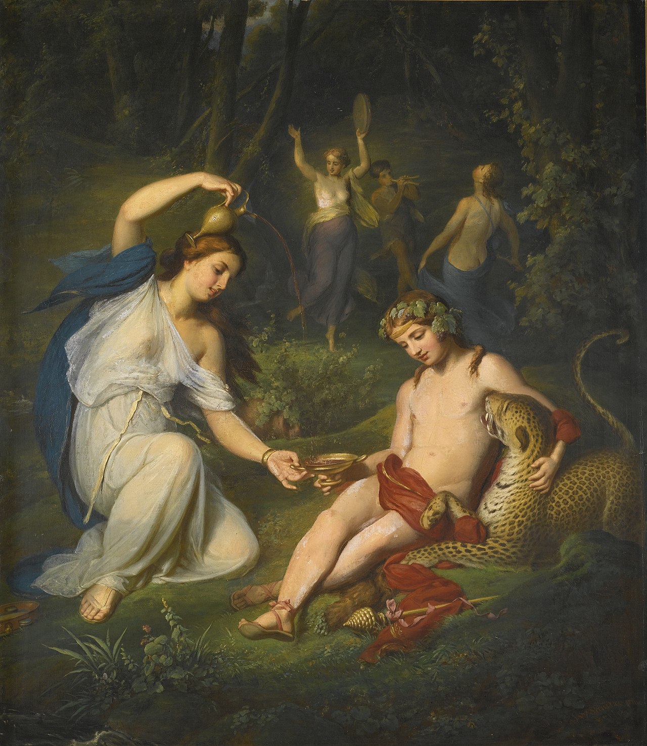 ディオニュソス、狂気と死をもたらす酒神バッカス waqwaq