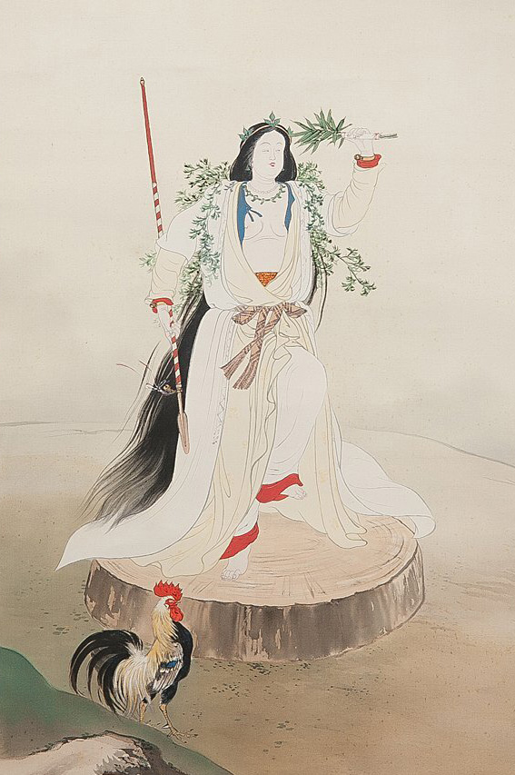 アメノウズメ(天鈿女命、天宇受賣命)、お多福になった日本最古の踊り子 - waqwaq