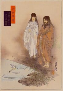 イザナギとイザナミ、日本の創世神話。天地開闢から禊、三貴子の誕生